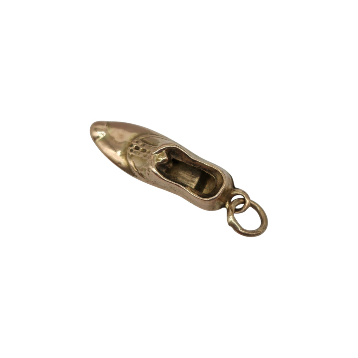 Antique 9ct Rose Gold Boot Charm c.1900 L 2.0 cm 0.5 g.
