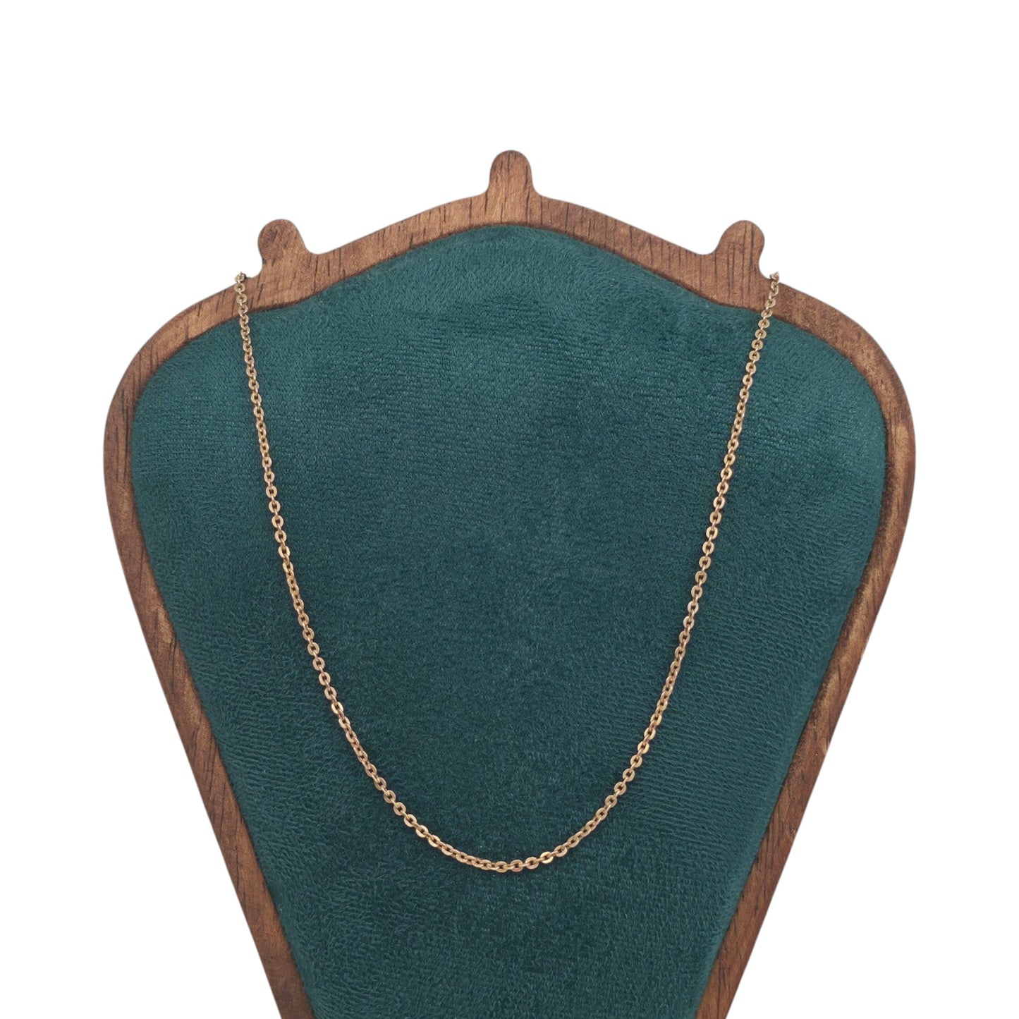 Antique 9ct Rose Gold Cable Link Chain c.1900 L 42.0 cm 3.5 g.
