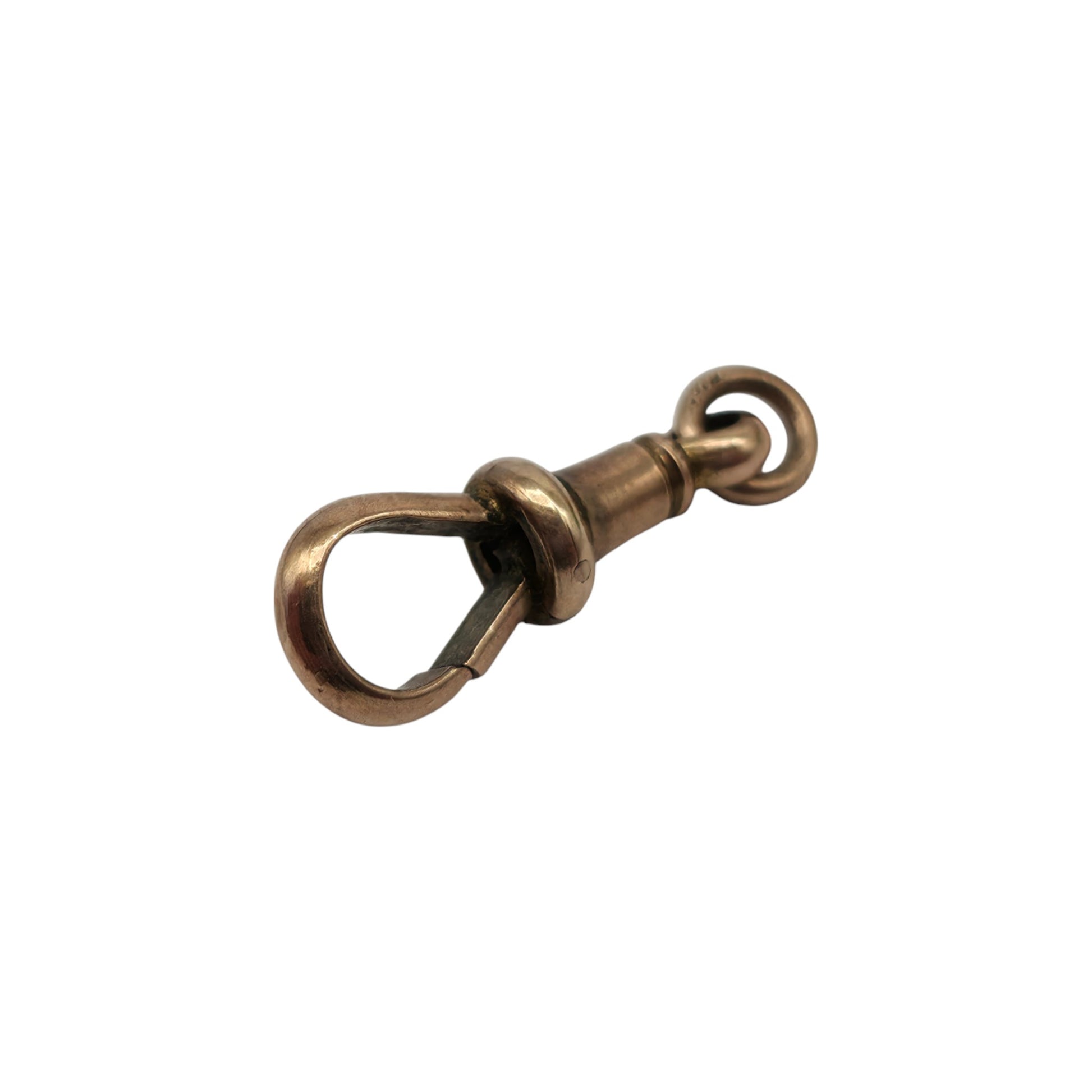 Antique 9ct Rose Gold Dog Clip c.1900