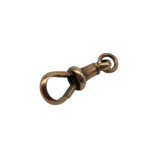 Antique 9ct Rose Gold Dog Clip c.1900