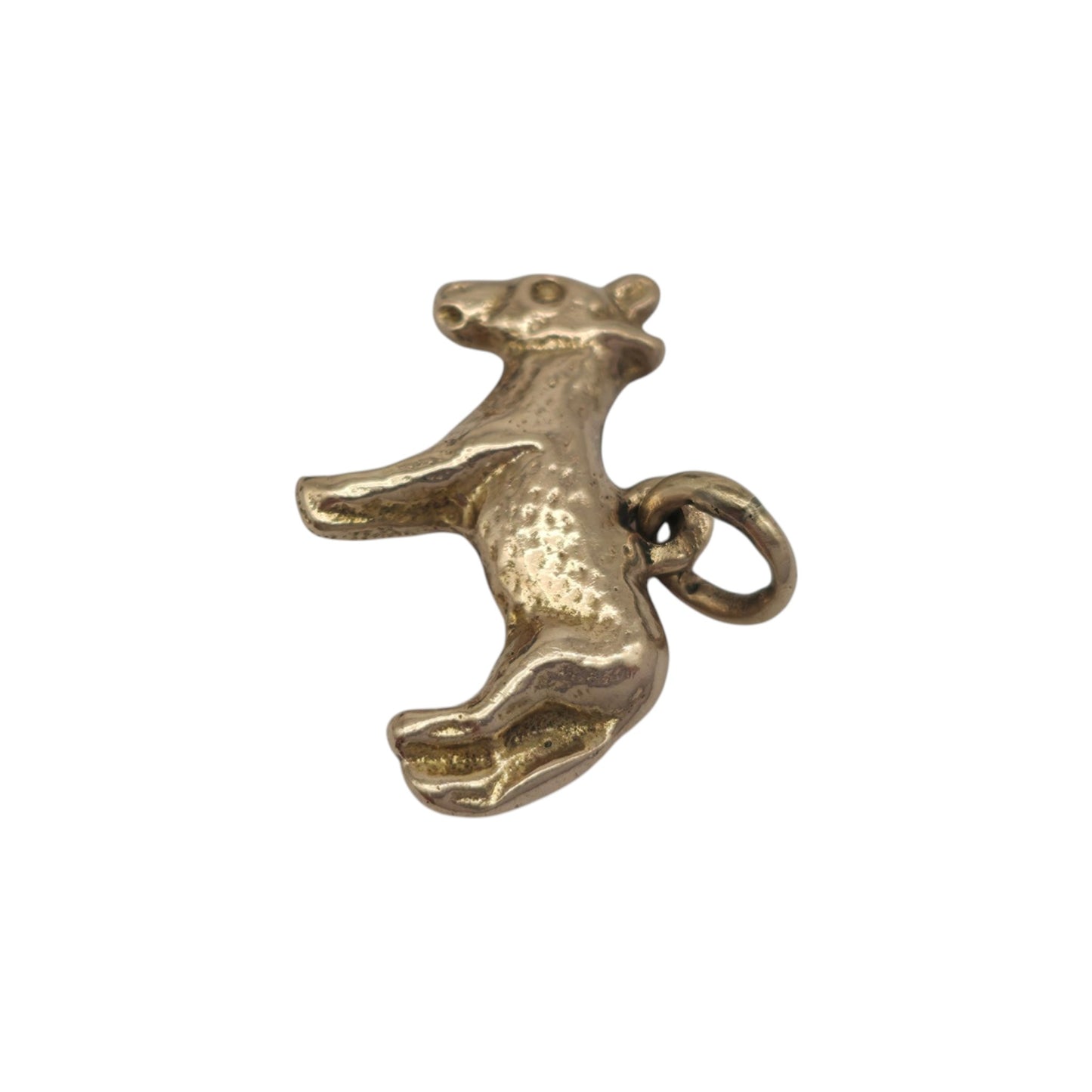 Antique 9ct Yellow Gold Donkey Charm c.1900 L 1.7 cm 2.8 g.