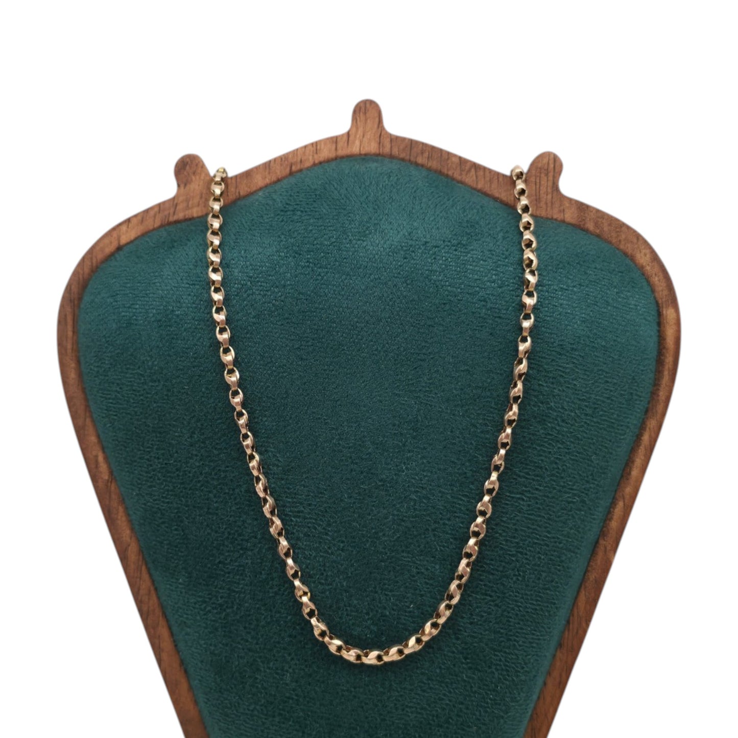 Antique 9ct Gold Chain With Barrel Clasp c.1900 L 55.7 cm 9.0 g.