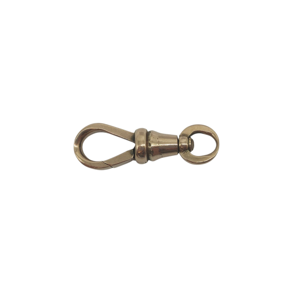 Antique 9ct Rose Gold Swivel Dog Clip c.1900 L 2.5 cm 2.9 g.