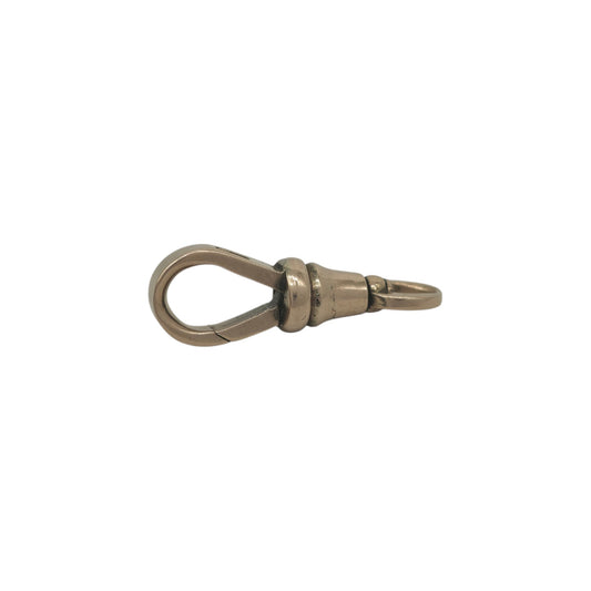 Antique 9ct Rose Gold Swivel Dog Clip c.1900 L 2.5 cm 2.9 g.