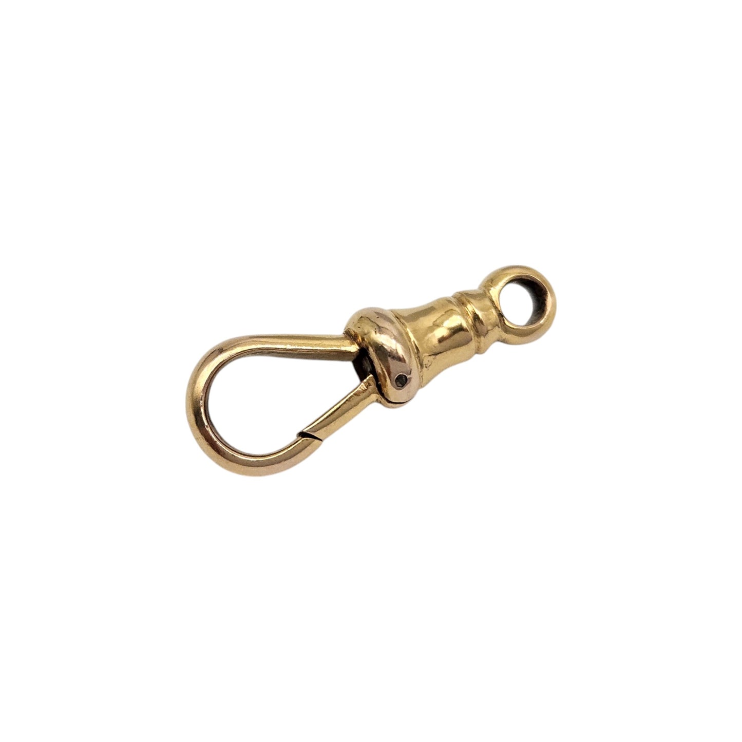 Antique 9ct Yellow Gold Dog Clip c.1900 L 1.9 cm 1.4 g.
