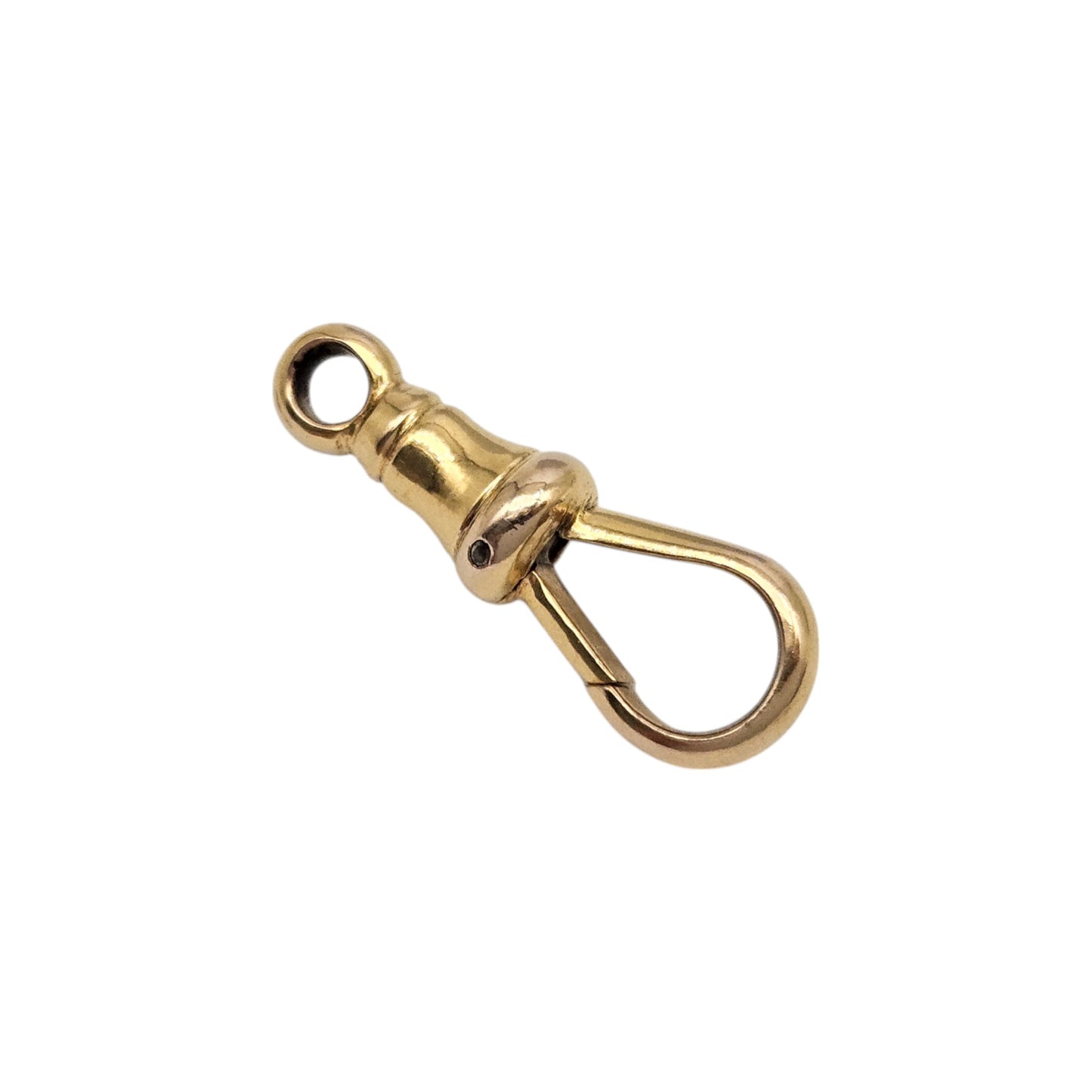 Antique 9ct Yellow Gold Dog Clip c.1900 L 1.9 cm 1.4 g.