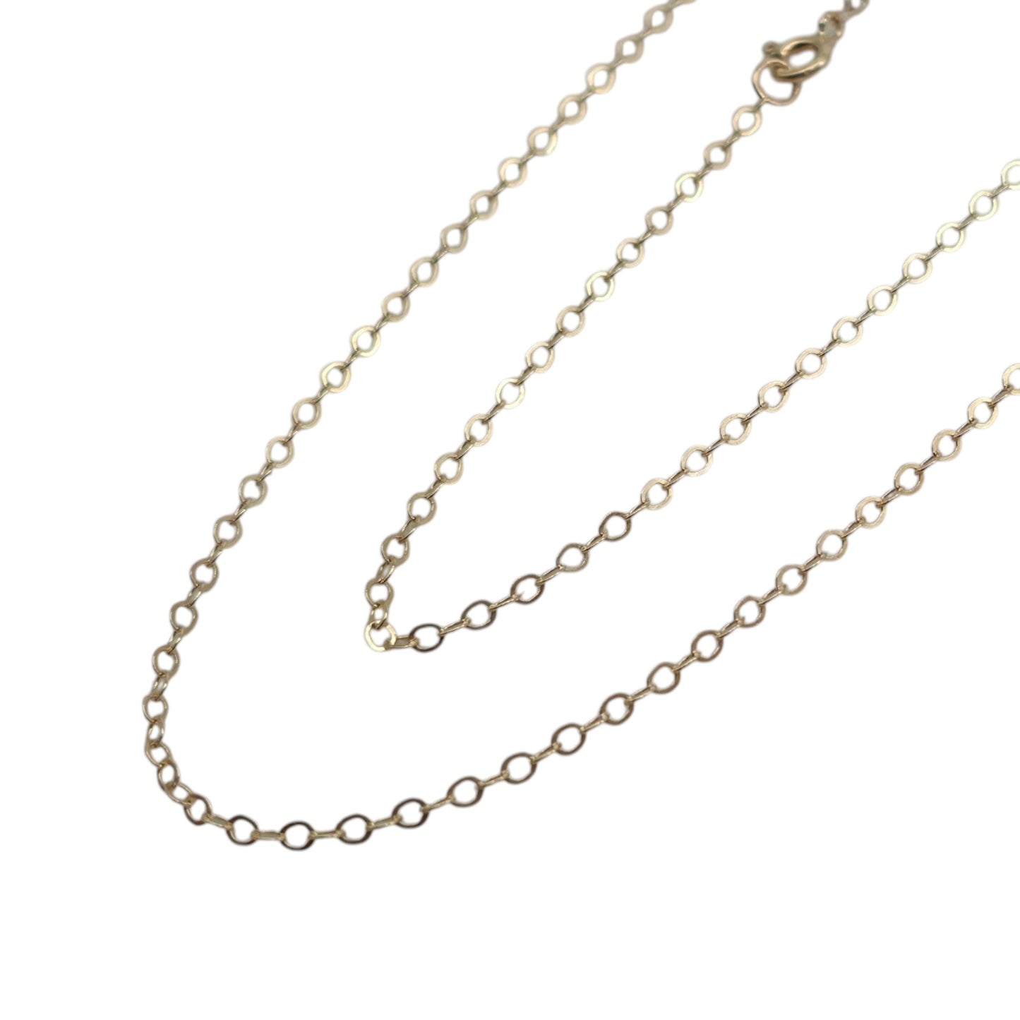 Fine 9ct Yellow Gold Cable Chain L 40.3 cm 0.7 g.