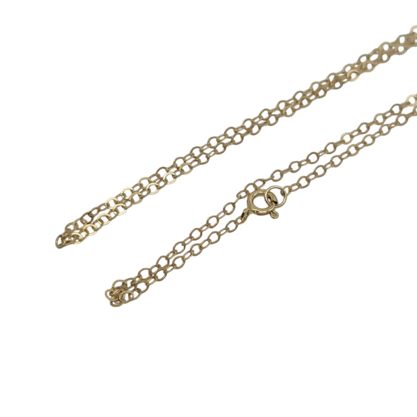 Fine 9ct Yellow Gold Cable Chain L 40.3 cm 0.7 g.