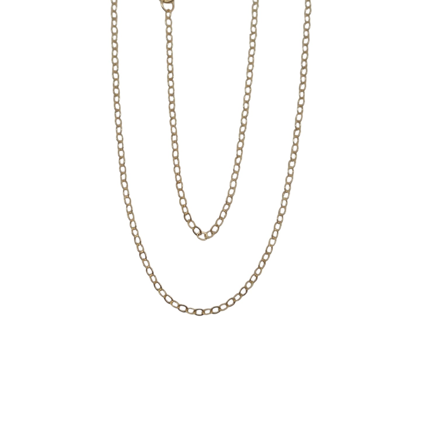 Fine 9ct Yellow Gold Cable Chain L 40.3 cm 0.7 g.