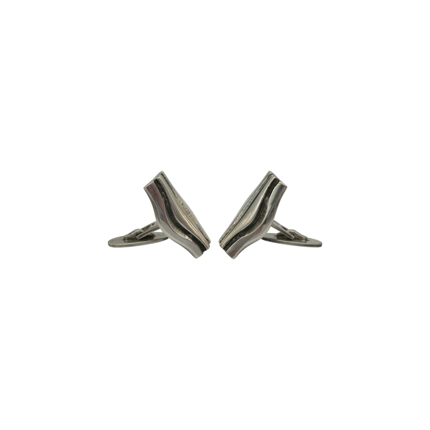 Georg Jensen Pair Of Sterling Silver Cufflinks