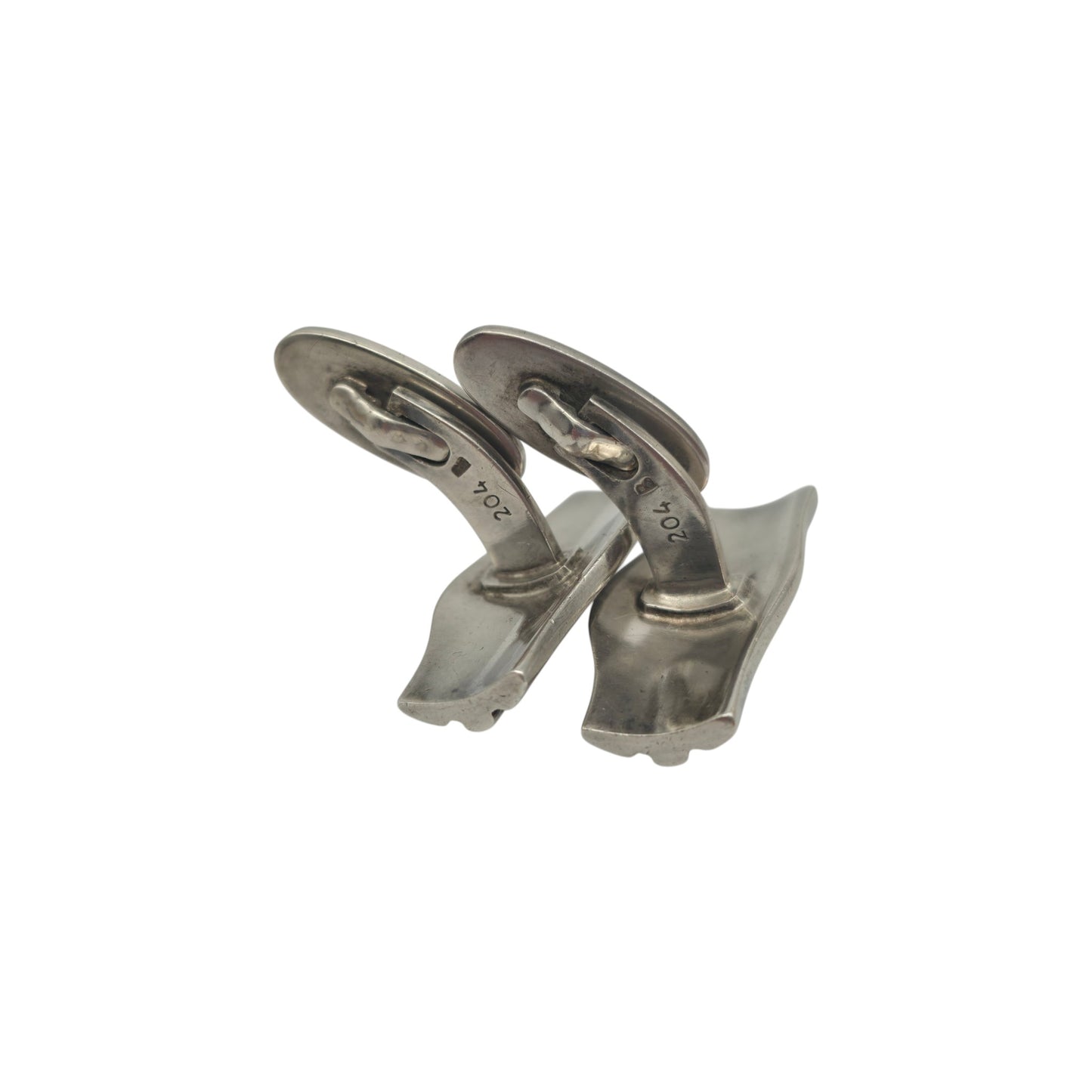 Georg Jensen Pair Of Sterling Silver Cufflinks