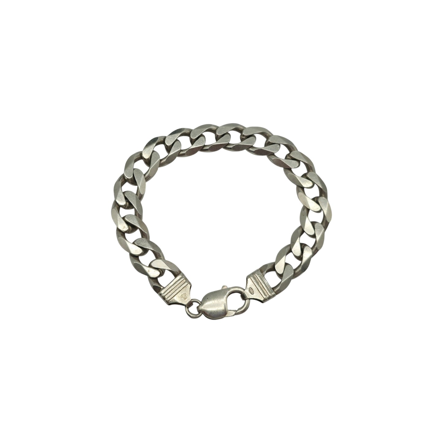Sterling Silver Curb Link Bracelet L 20.5 cm 34 g.