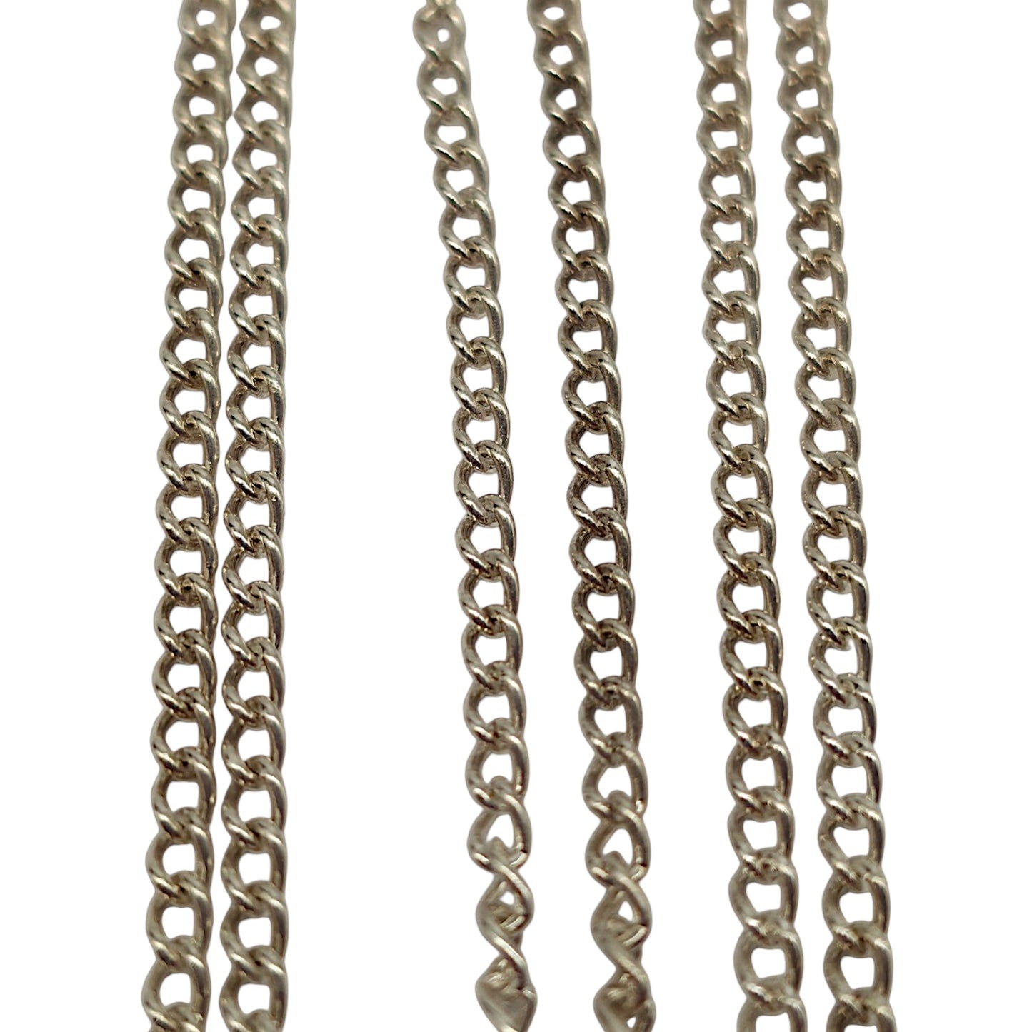 Solid Sterling Silver Ingot Pendant 1977 On Chain 35.9 g.