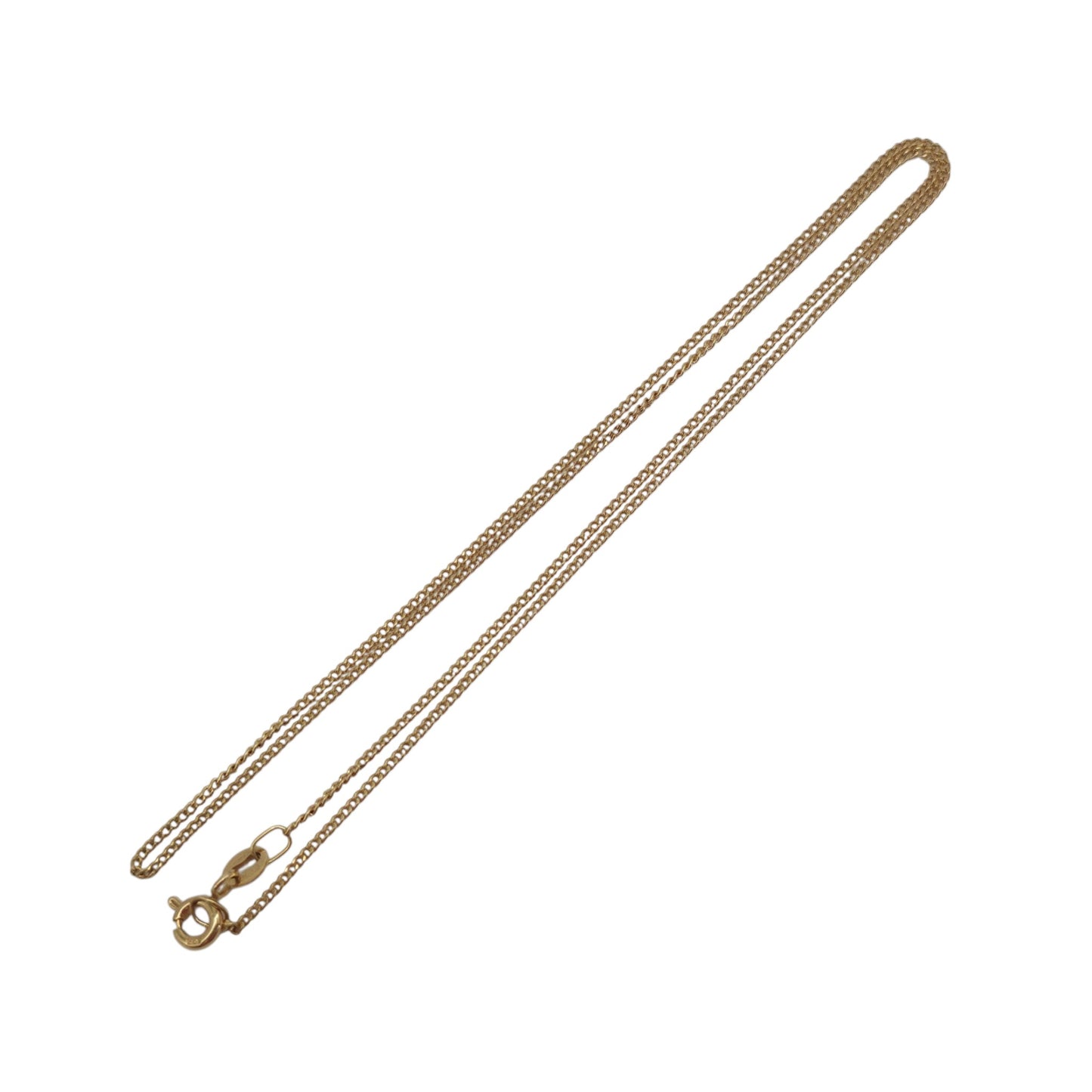 Unoaerre 9ct 375 Yellow Gold Fine Curb Chain L 41.0 cm 1.5 g.