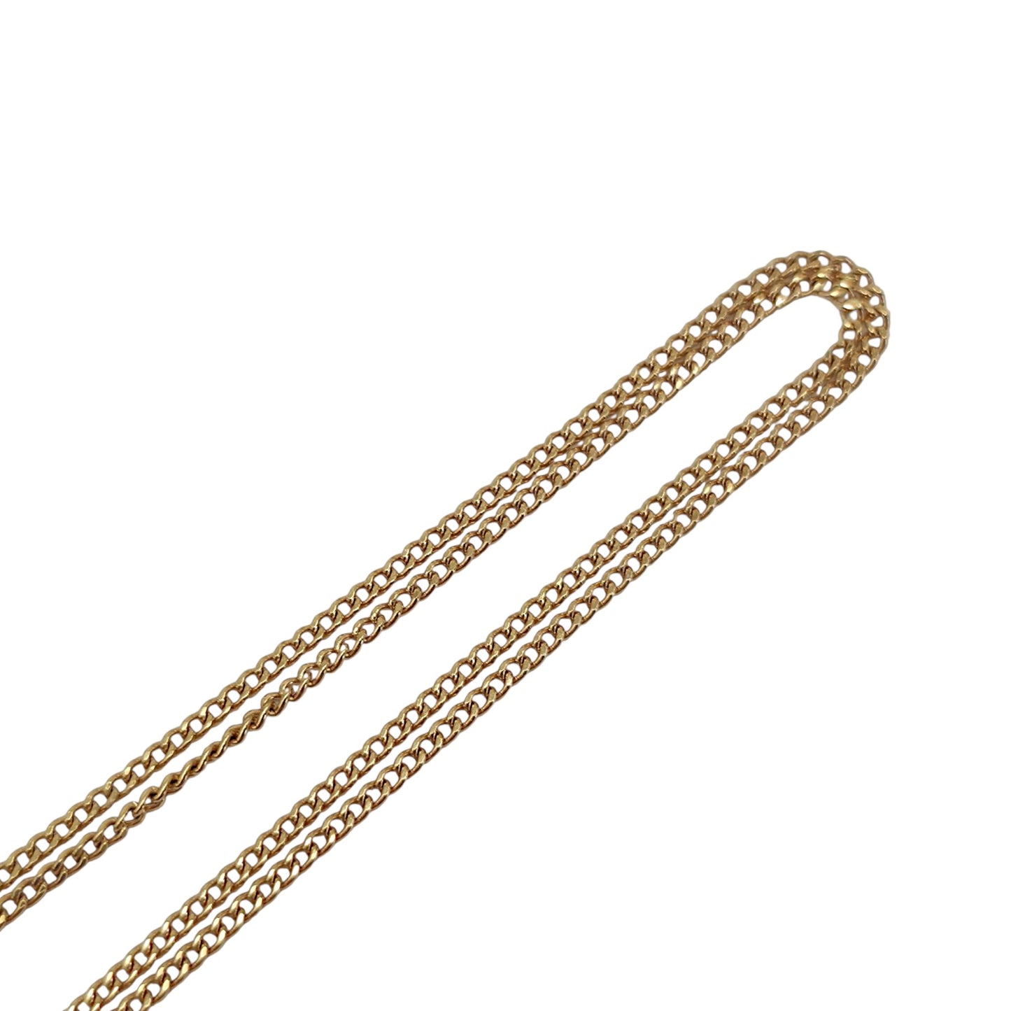 Unoaerre 9ct 375 Yellow Gold Fine Curb Chain L 41.0 cm 1.5 g.