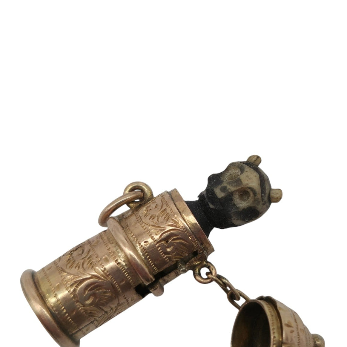 レア ヴィクトリアン 9ct 375 イエローゴールド ポップアップ デビルチャーム 1899年製 長さ2.3cm 2.7g